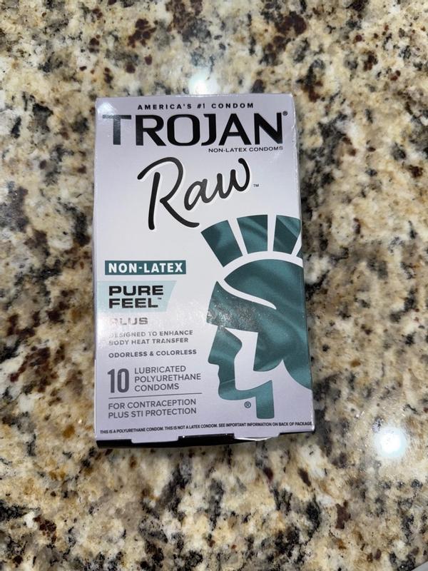 vibrating toy with remote Trojan Ultra Thin Lubricated Condoms Value Pack - 34 ea