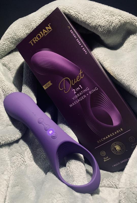 Trojan | Trojan Duet 2-in-1 Vibrating Massager + Ring