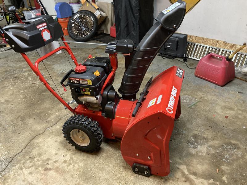 Troy-Bilt Storm 24 in. 208 cc Two- Stage Gas Snow Blower with