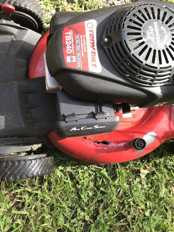 Troy Bilt TB240 160 cc 21 in Gas Self propelled Lawn Mower with