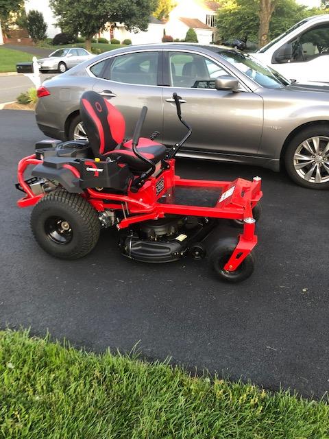 Troy bilt zero discount turn riding lawn mower