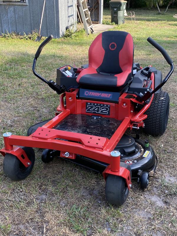 Troy bilt 42 riding best sale mower review