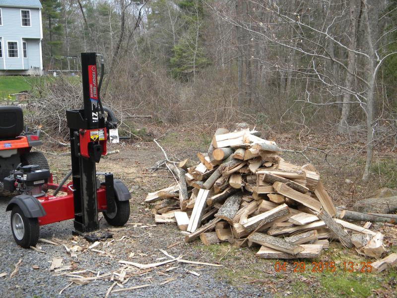 Troy bilt 27 ton log deals splitter