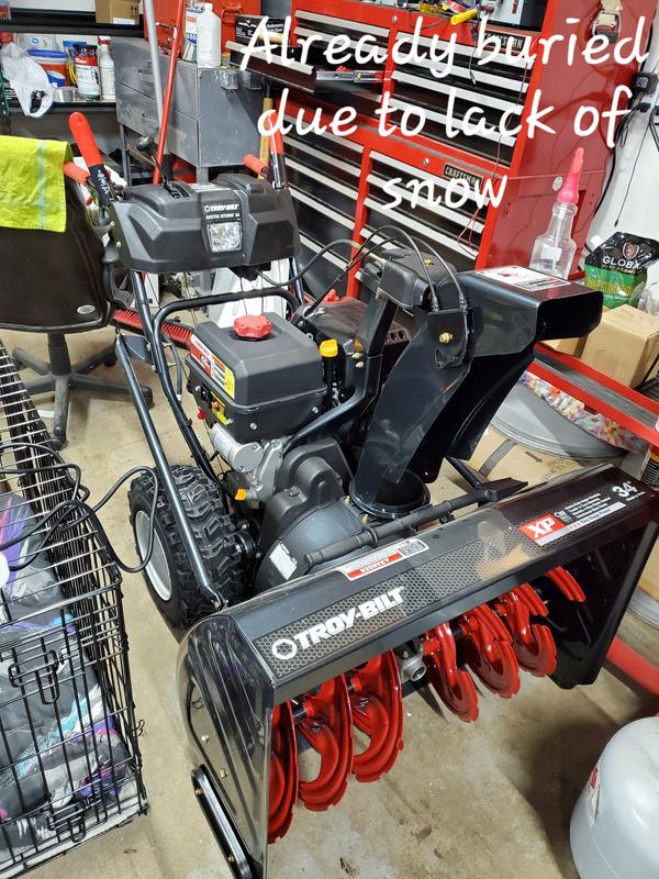 Troy Bilt Arctic Storm 34 in Two stage Self propelled Gas Snow