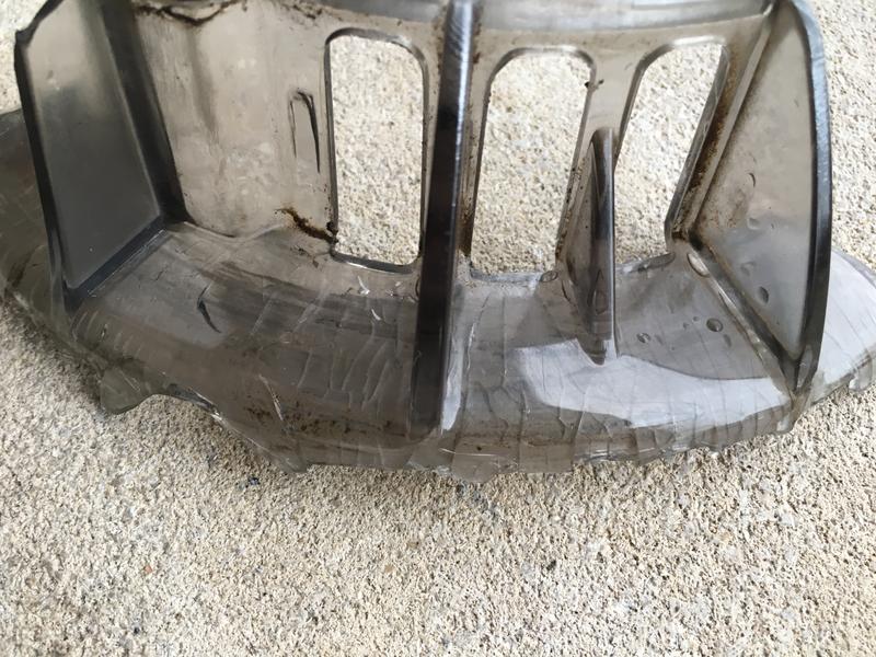 Poor quality plastic