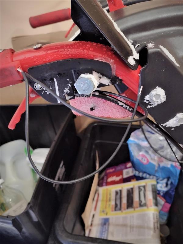 Broken heated handle wire