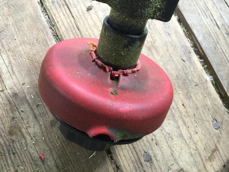 Bumped to add more line, this wore, now shakes/wobbles, will not hold in place in original position due to wear