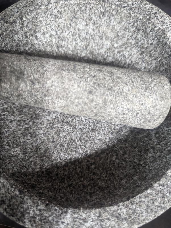 mortar with pestle