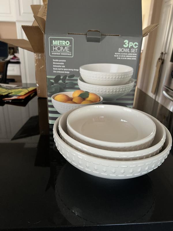 Denmark Tools for Cooks 3pc Porcelain 2-Tier Serving Set