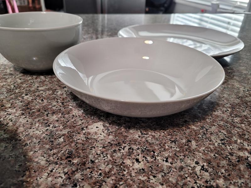 Denmark Tools for Cooks 12-Piece White Porcelain Dinnerware Set - Service  for 4 