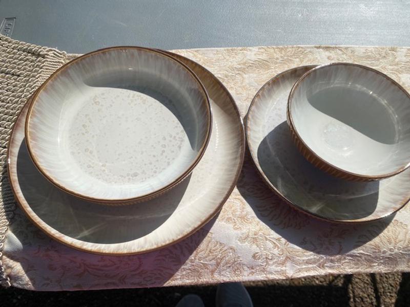 The larger bowl on the left, would be great for a large single person salad.