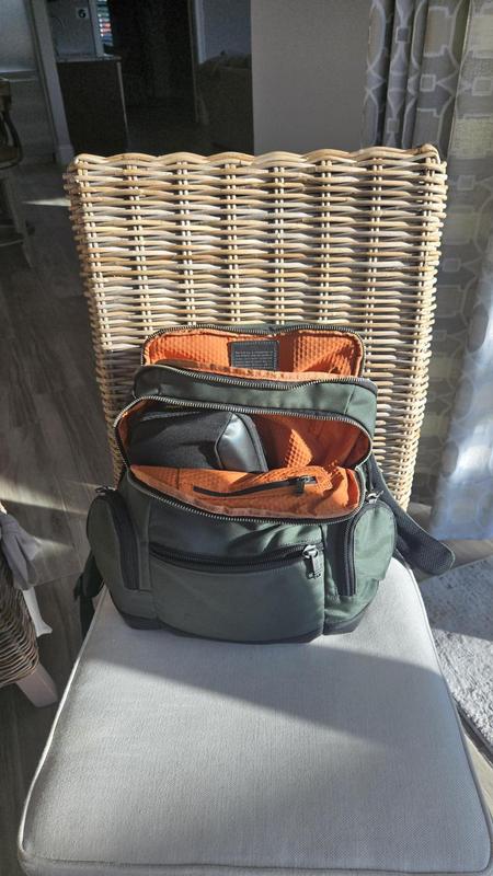 Customer photo for "Great business backpack at a reasonable price."