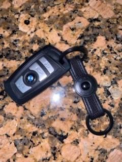TUMI Alpha Valet Key Fob in Black - 14742D