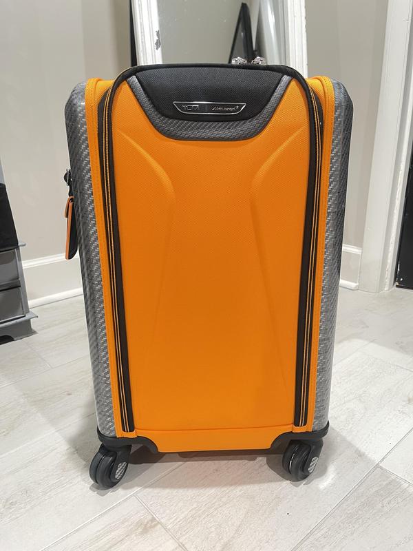 Tumi orange outlet carry on