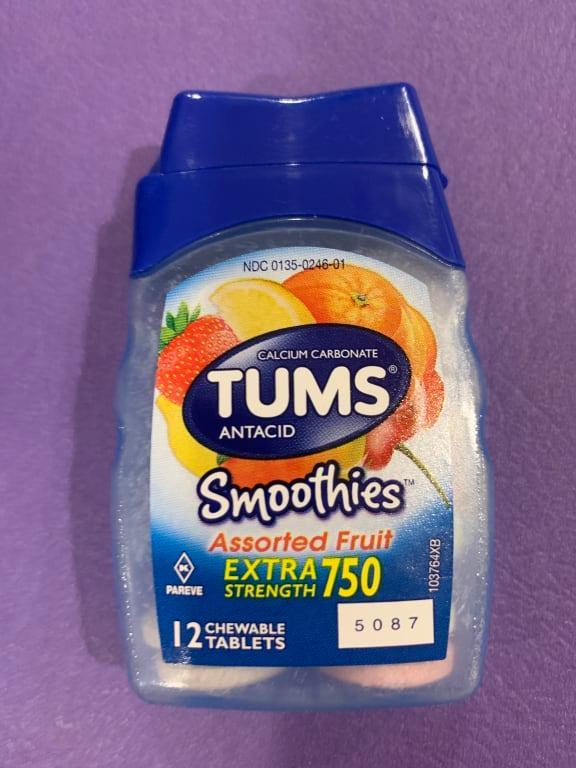 TUMS SMOOTHIES BERRY1.4C FUSION 140 CT