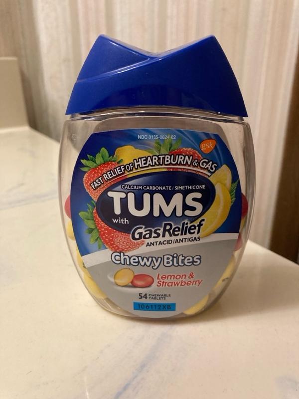 TUMS Chewy Bites with Gas Relief Antigas Antacids | TUMS