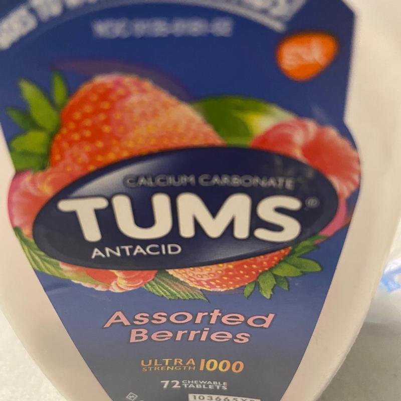 TUMS Antacid Chewable Tablets, Ultra Strength For Heartburn Relief Pick ...