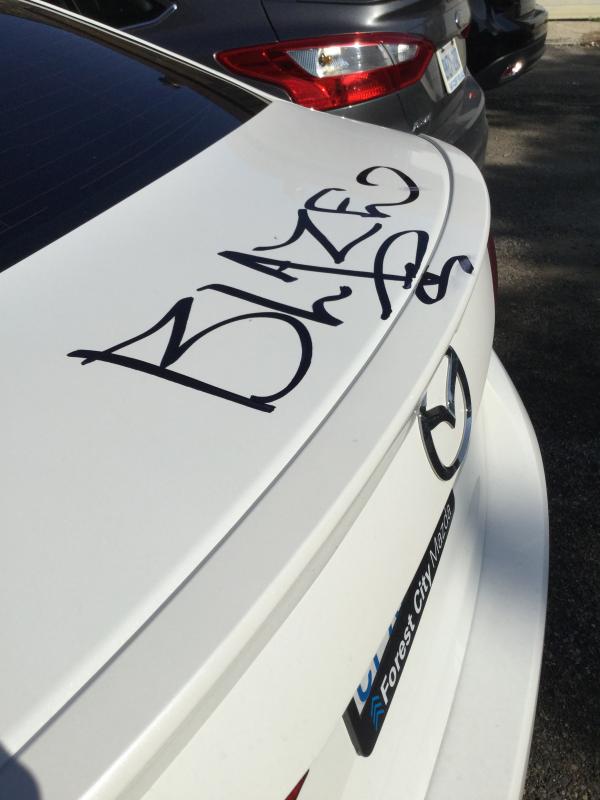 Someone graffitied my car with permanent marker