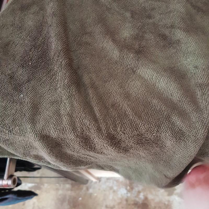 1 of 2 new microfiber cloths used