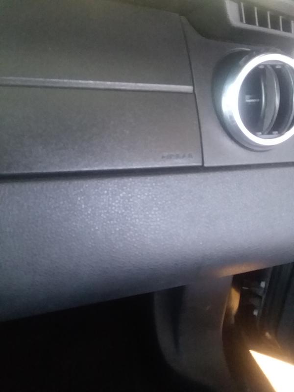 My car dash after using the product.