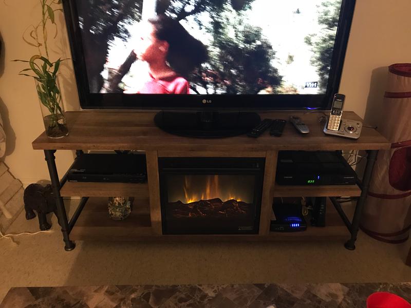 Bell'O® Irondale TV Stand in Driftwood Bed Bath & Beyond