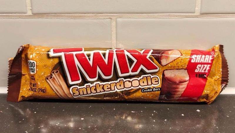 TWIX Snickerdoodle Cookie Chocolate Candy Bars, Share Size - 2.82