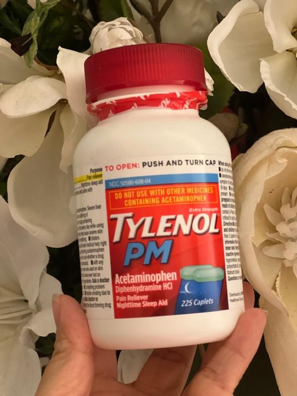 Tylenol 100 Count PM Extra Strength Caplets 8771769 Blain s