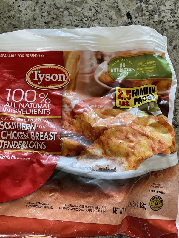 Tyson® Fully Cooked Southern Style Chicken Tenders, 25 oz. (Frozen)