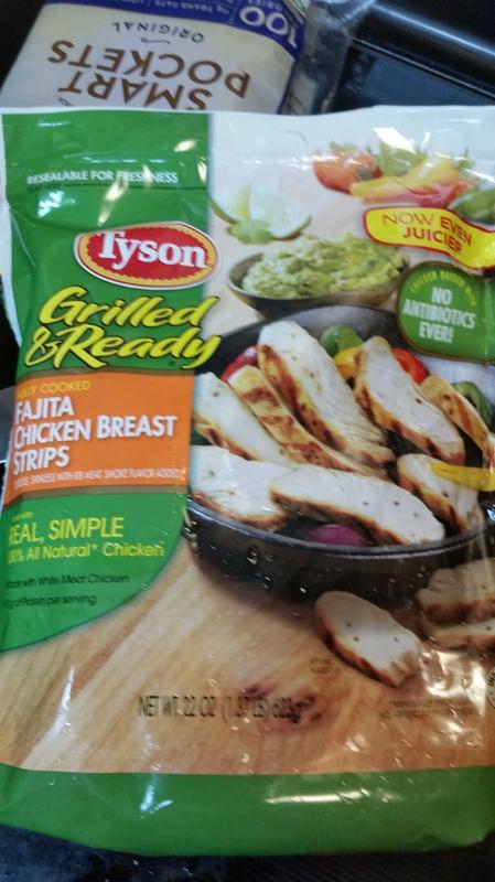 Tyson® Grilled & Ready® Fully Cooked Grilled Chicken Breast Strips, 22 oz.