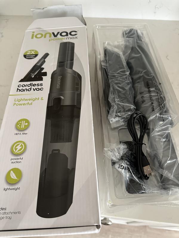 Tzumi ionvac PowerMax 5V Cordless Handheld Vacuum Cleaner 8819HD - The Home  Depot