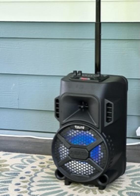 NICE GIFT! TzuminMegabass selling LED Jobsite Speaker