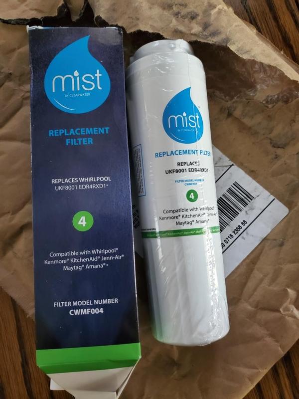 Mist Twist-in Refrigerator Water Filter UKF8001 3-Pack in the Refrigerator  Water Filters department at