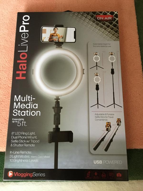 ON AIR Live Pro Ring Light – Tzumi®