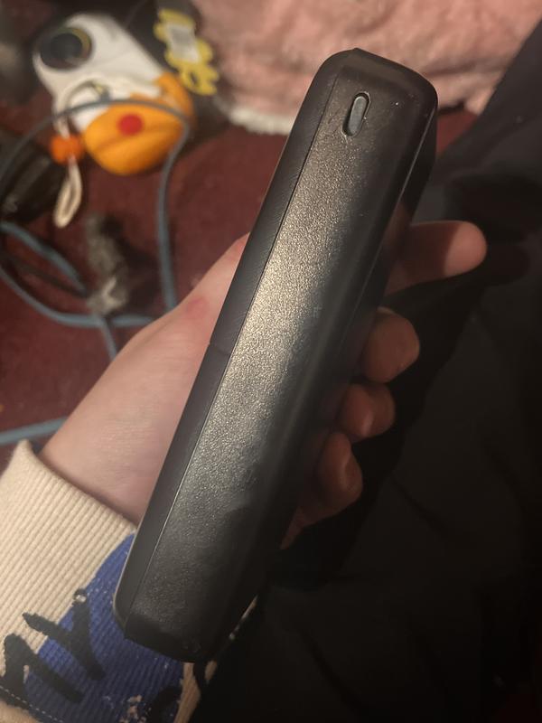 the button broke in on itself after the unit bubbled up inside the plastic casing.