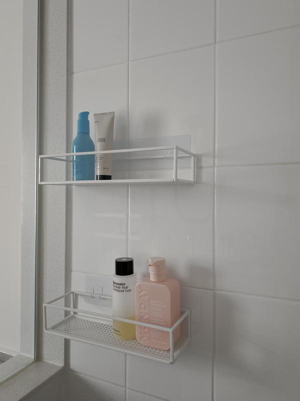 Umbra Cubiko Shower Bin, Set of 2 - White