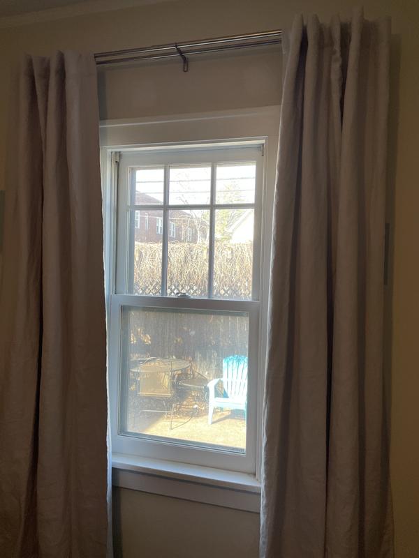 Umbra Twilight Double Curtain Rod Set - Black Wrap-Around Design For Room Darkening