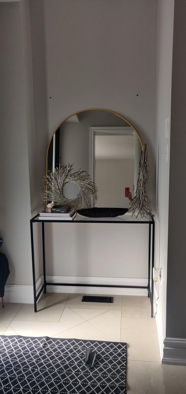 Mirror used for entry console table