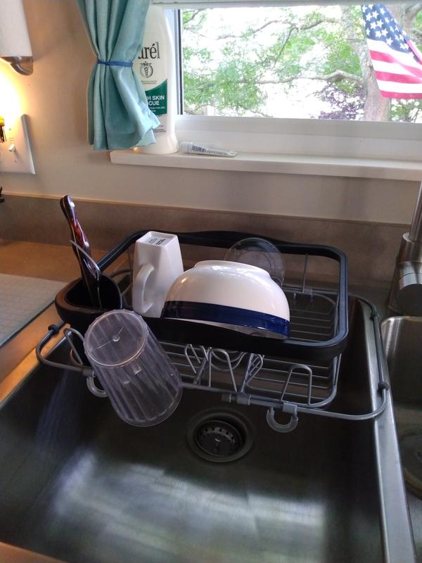 Sinkin Dish Rack- In-Sink Dish Drying Rack