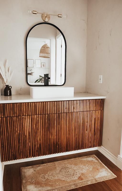 arch mirrors for bathroom