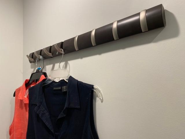 With the unused hooks closed