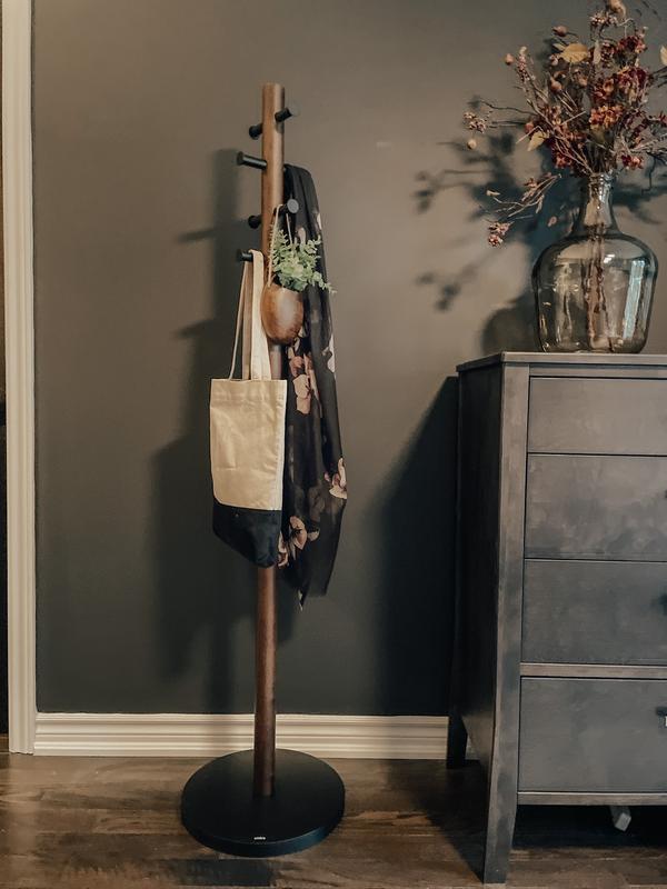 Umbra Pillar Rubberwood Coat Rack - Macy's