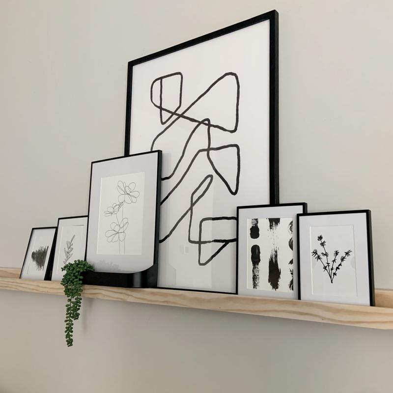 Closer view of frames