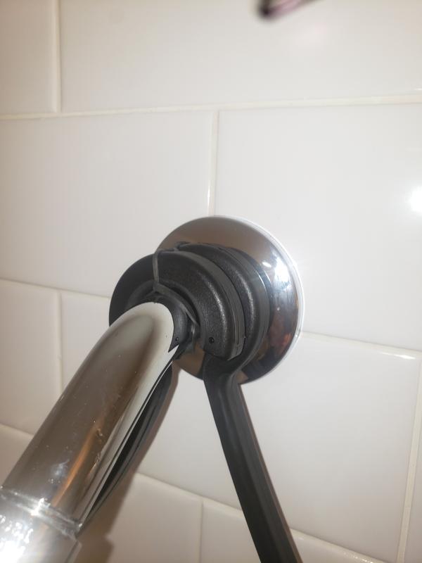 Janky rubberband solution to provide any grip at all