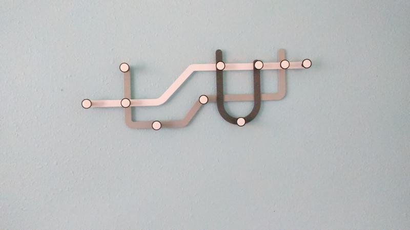 Umbra Double Wall Hook Braid Chrome Finish