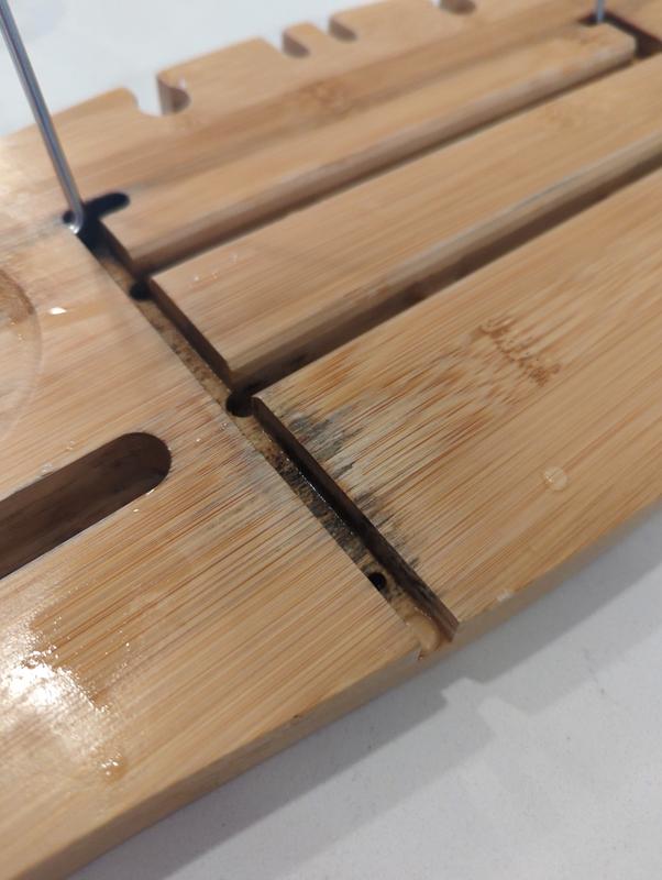 Umbra Aquala Bamboo Bathtub Caddy, Natural