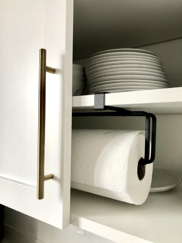 Umbra Squire Otd-Wall Paper Towel Holder 13 L (Black)