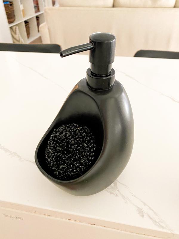 Umbra Joey Soap Pump with Scrubby (Black)