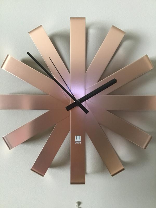 Ribbon Wall Clock - Black, Umbra Home Accents