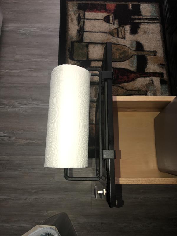 Hanging on the cabinet