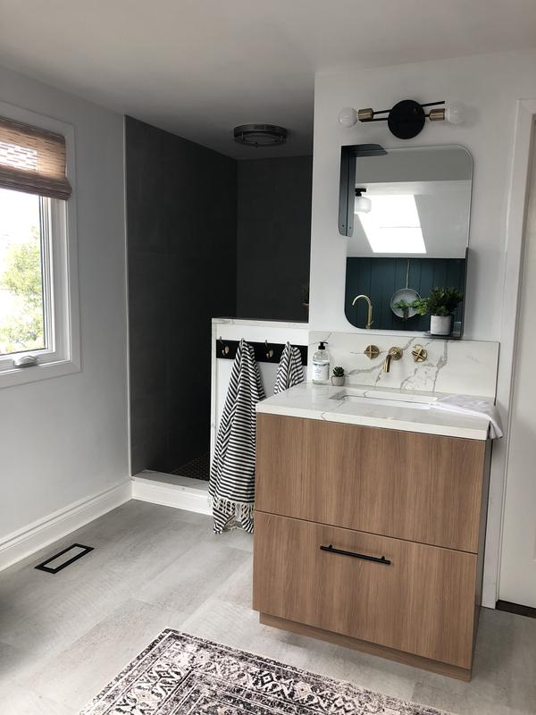 A perfect addition to our recently renovated bathroom.